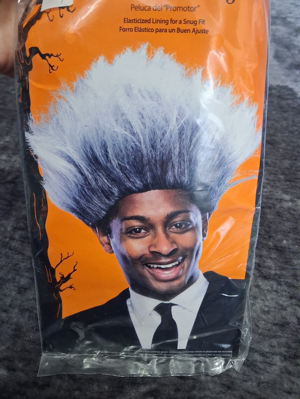 NWT Halloween Wig- "Promoter" Mad Scientist Adult One Size
